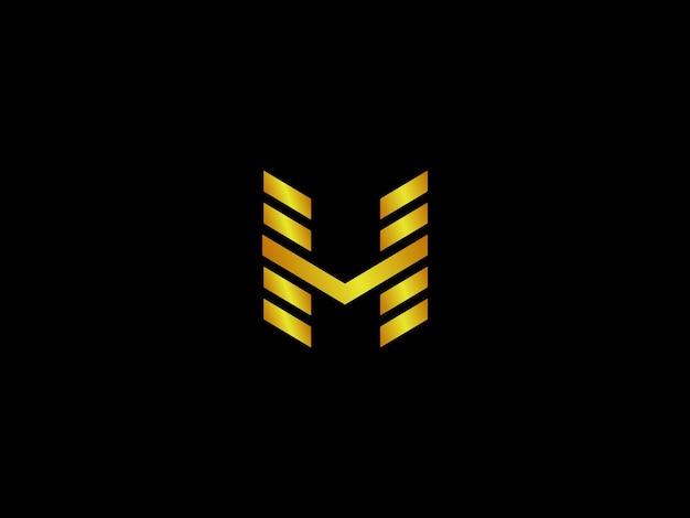 A black background with a yellow m logo