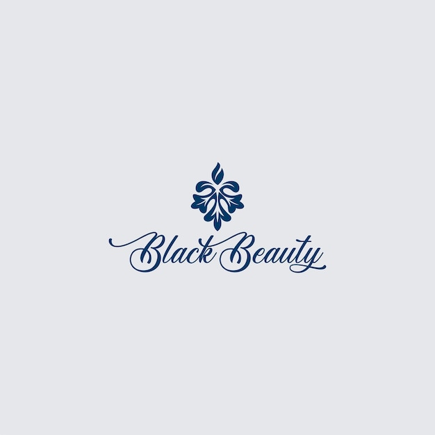 Black Beauty logo beauty logo design vector template