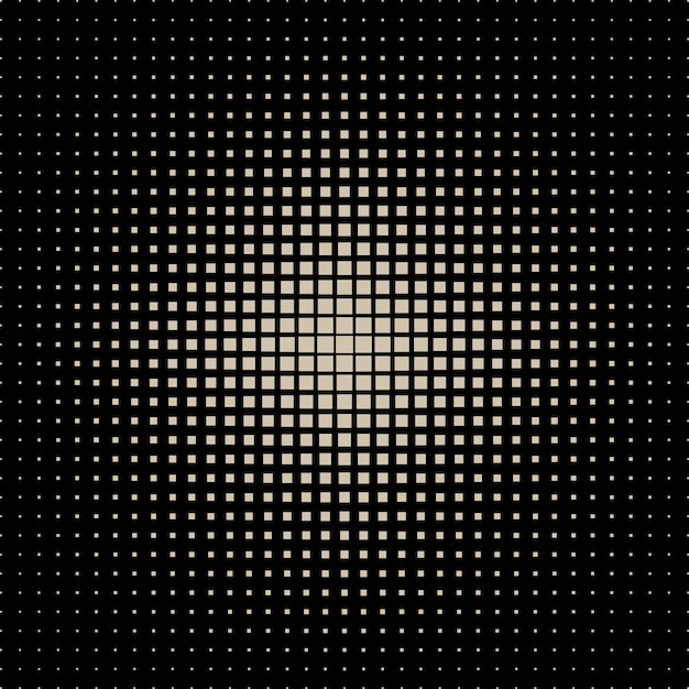 Black and beige background with dotted halftone pattern