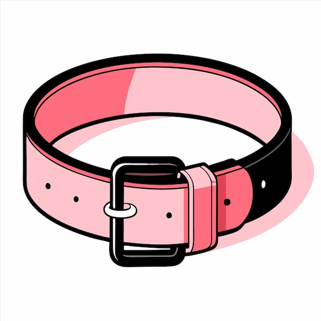 a black belt with a pink band that says quot the time of 5 00 quot