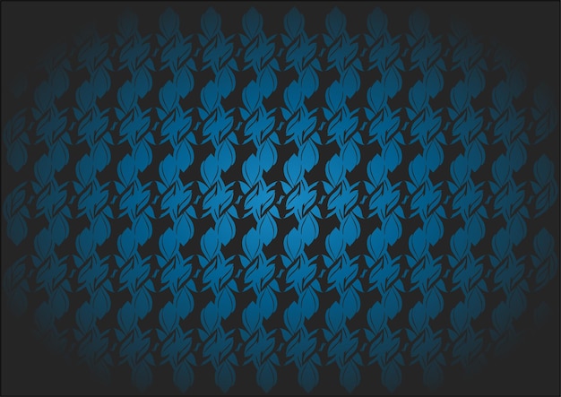 A black and blue pattern with the word " on it "