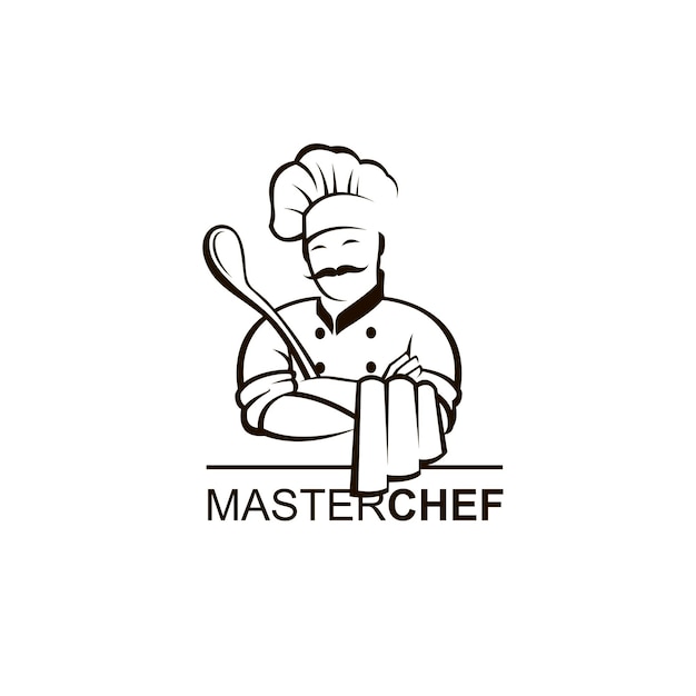 black chef icon