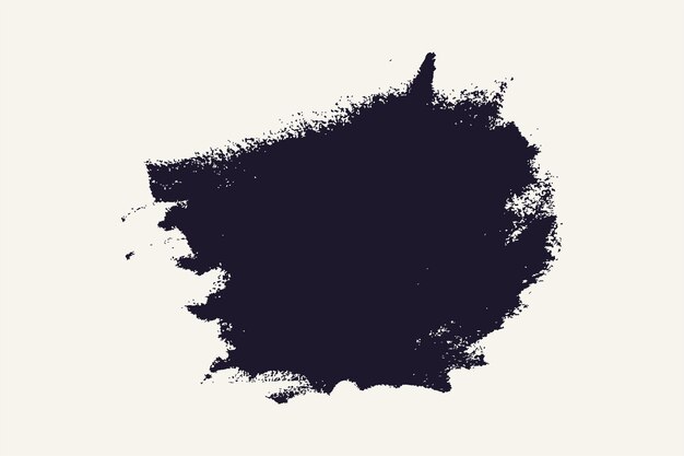 Black color abstract ink brush stroke background