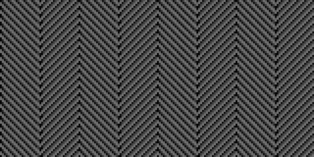 Vector black diagonal carbon fiber seamless texture pattern vector illustration