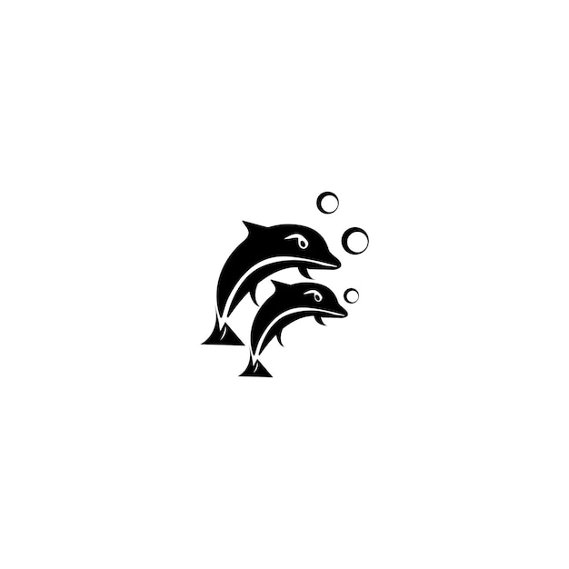 a black dolphin with a symbol that saysdolphinson it