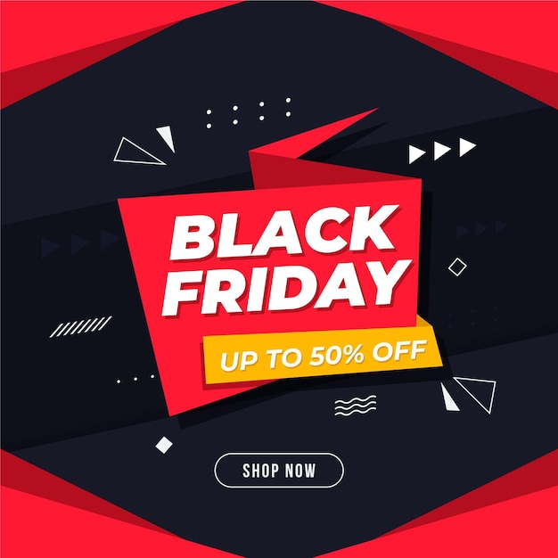 Black friday background with offer