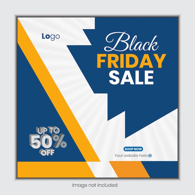 Vector black friday background with realistic design template