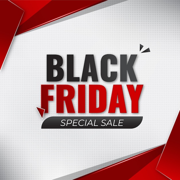 Black friday banner or sale banner design   template