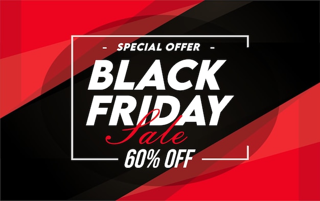 Black friday banner template