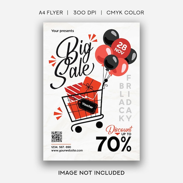 Black Friday Big Sale Flyer Template