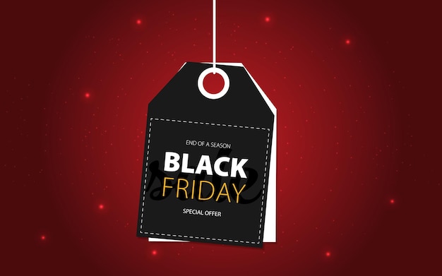 Black Friday Big sale special offer end of season special offer Vector illustration