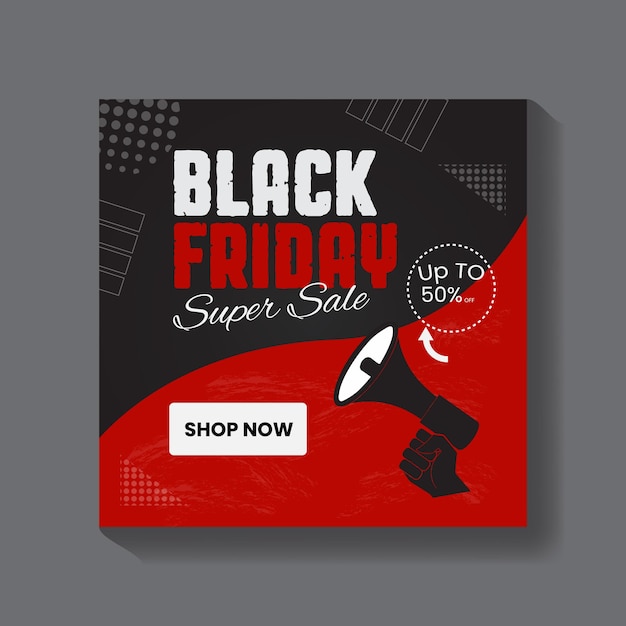 Black Friday Bonanza Unbeatable Deals Await Social media post Design