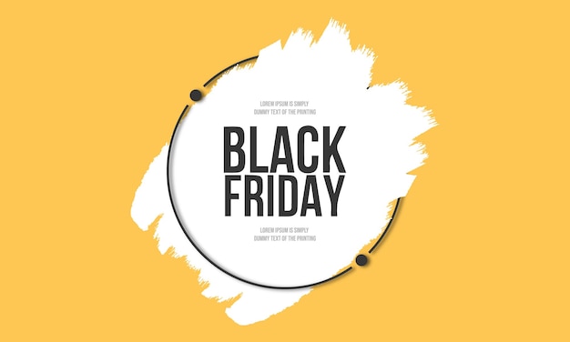 Black Friday brush stroke background