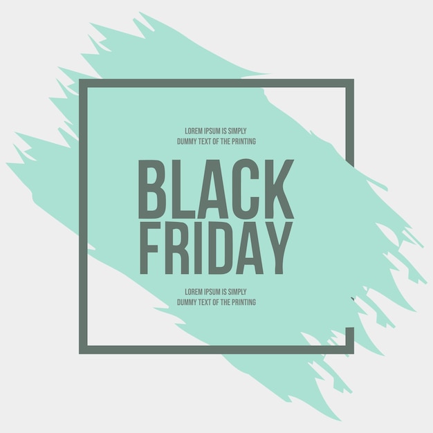 Black friday brush stroke background