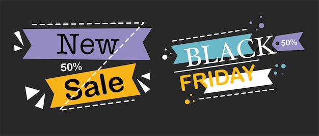 black friday discount flash sale illustration vector for black friday shopping event