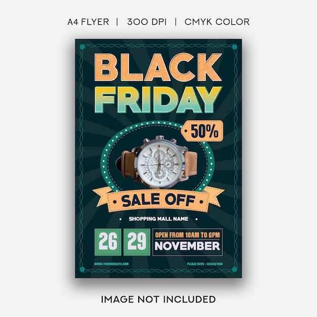 Black Friday Flyer Template