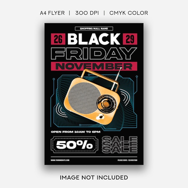 Black Friday Flyer Template