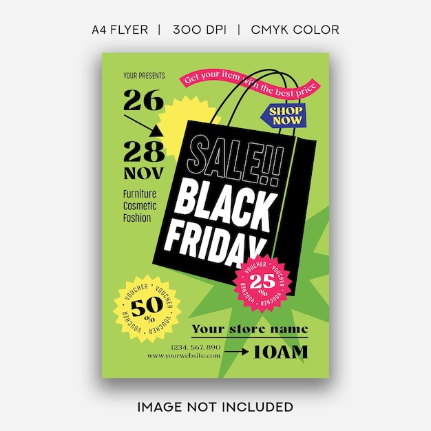 Black Friday Flyer Template