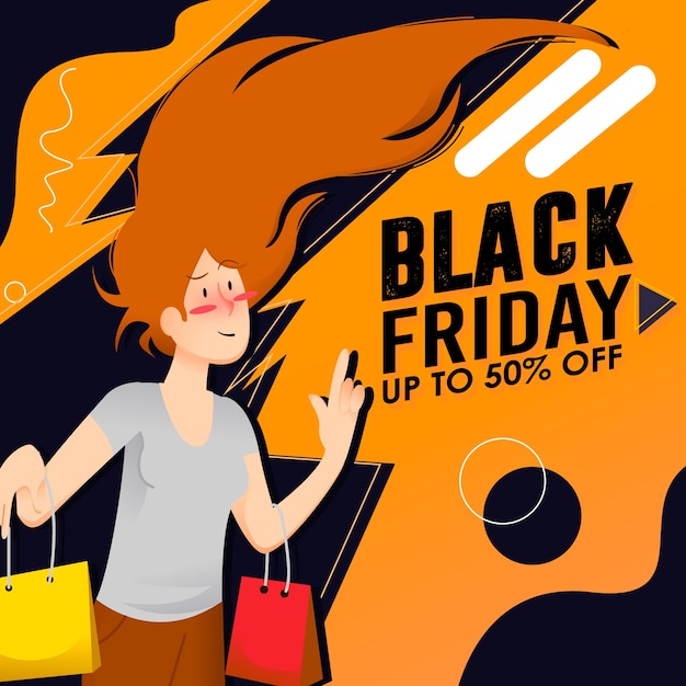 black friday illustration