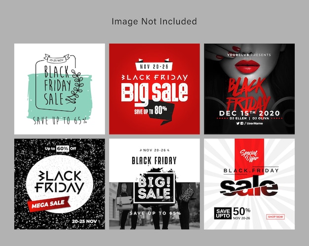 Black Friday Instagram Booster Kit Banner