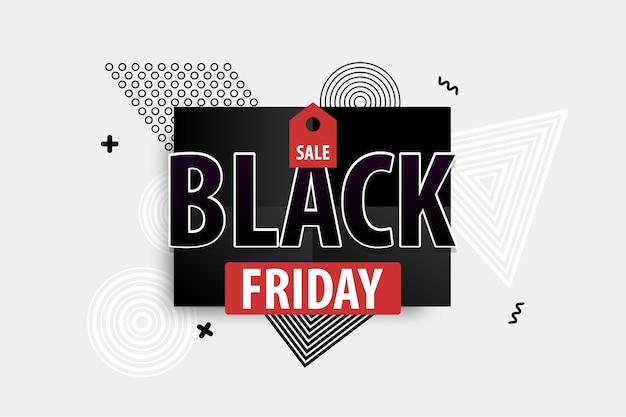 Black Friday light modern minimalistic hipste trendy background Comic text discount  tag