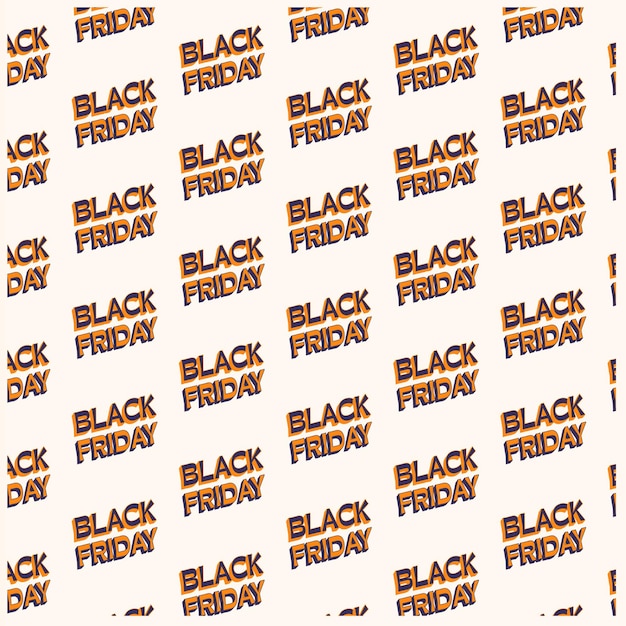 Black friday pattern with modern design