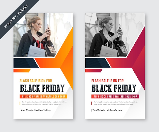 Black Friday Product sale social media banner design template or story post design layout