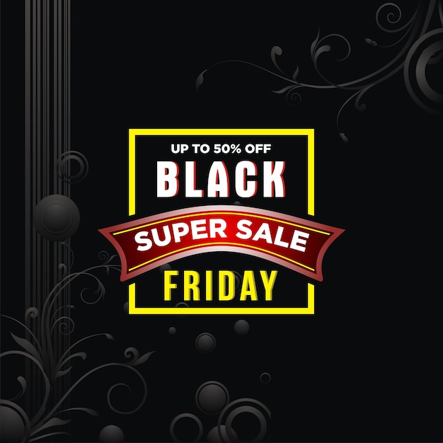 Black friday promotion banner