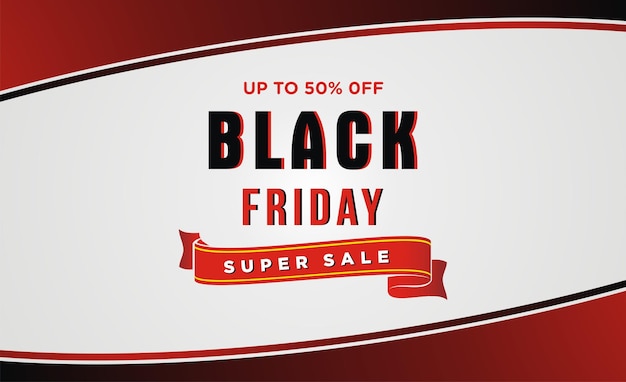 Black friday promotion banner