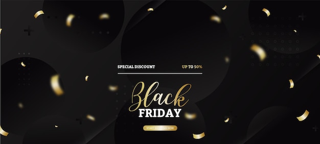 Black friday sale background. Modern luxury design. Universal vector background for poster, banners