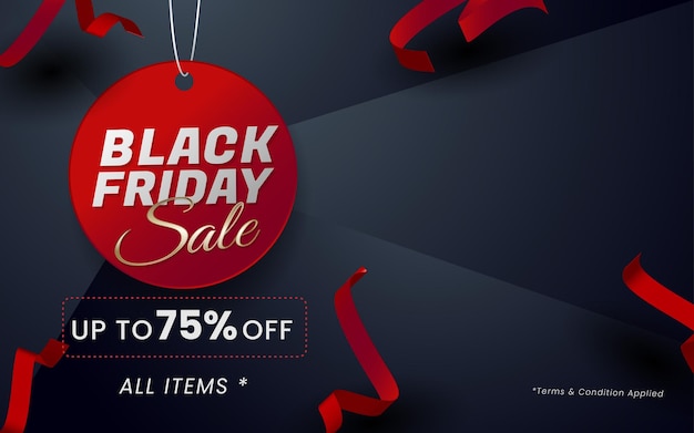 Black Friday Sale Banner background template