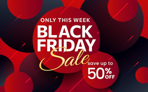 Black Friday Sale Banner background template