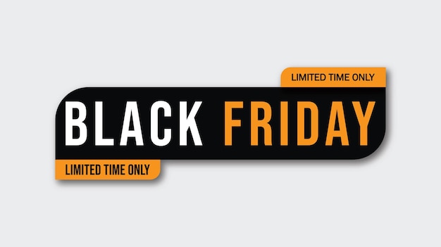 Black friday sale banner background