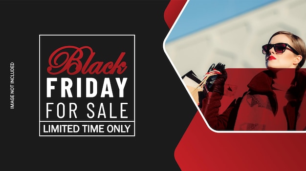 Black friday sale banner background