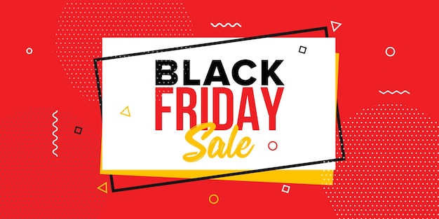 Black Friday Sale Banner Design Template