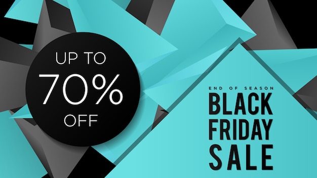 Black Friday Sale Banner Design Template 