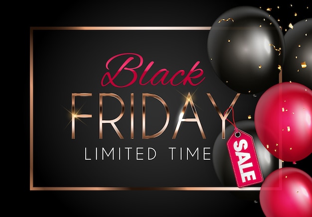 Black Friday Sale Banner Template.