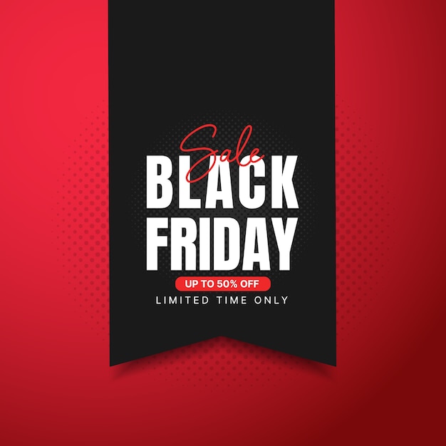 Black Friday sale banner template