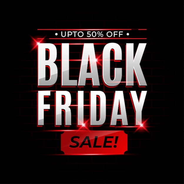 Black friday sale banner template