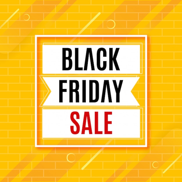 Black friday sale banner template