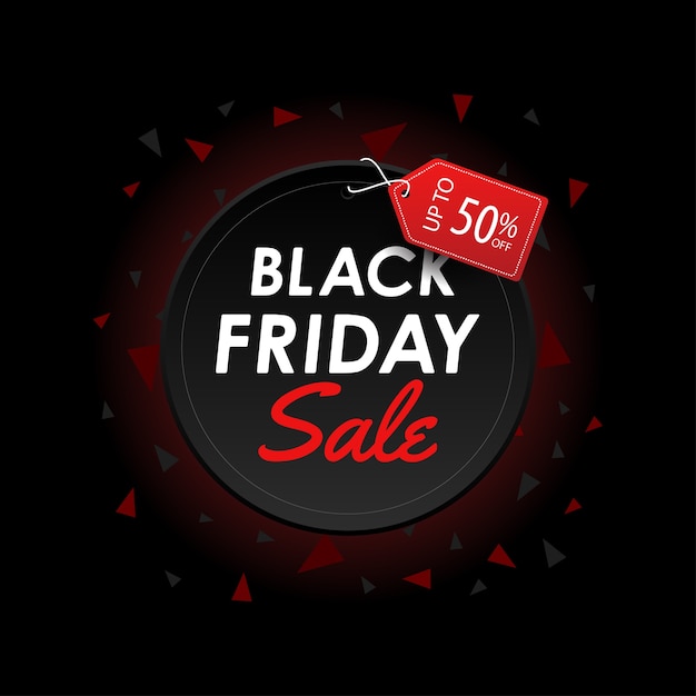 Black Friday sale banner.