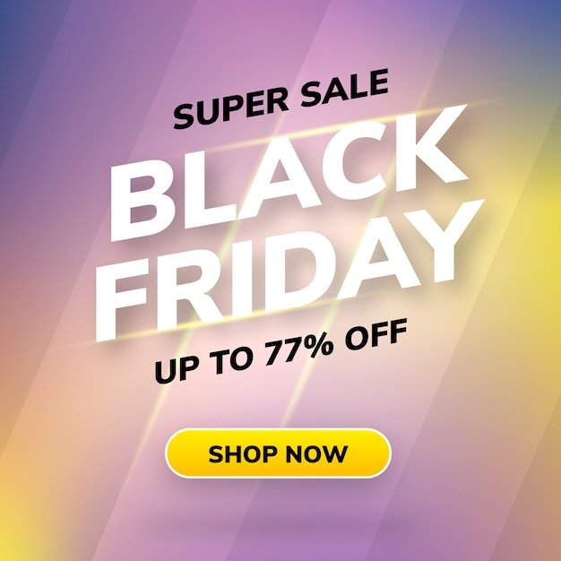 Black Friday sale banner