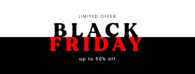 Black Friday sale banner