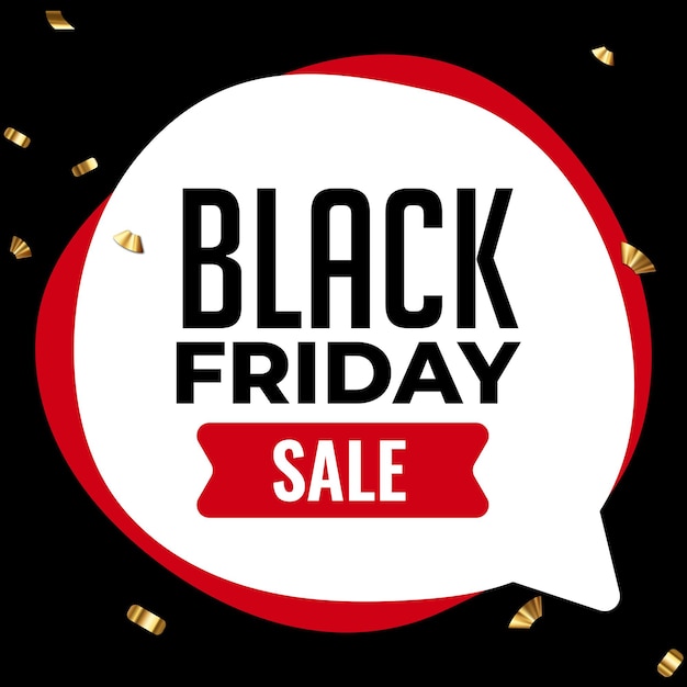 Black friday sale design social media poster