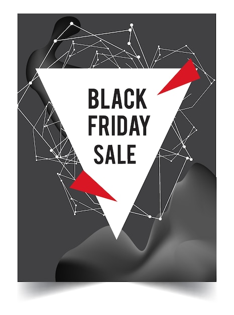 Vector black friday sale design template with modern and simple design.