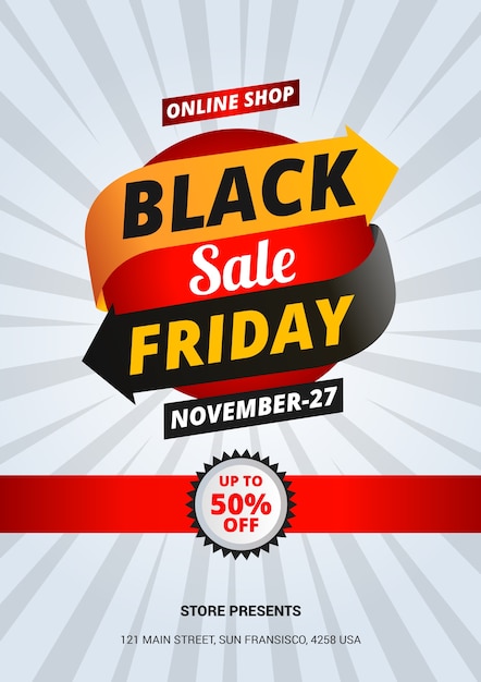 Black Friday Sale Flyer Design