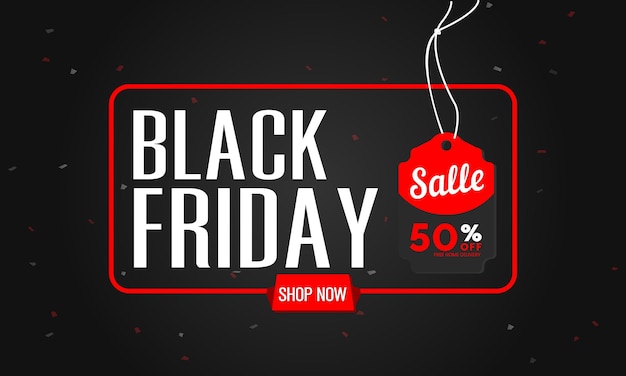 Black friday sale inscription design template. Black friday background