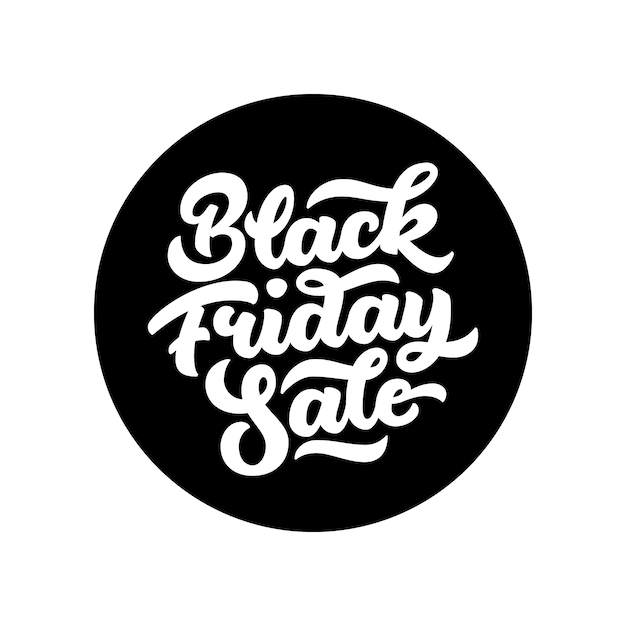 Black Friday Sale Lettering Badge