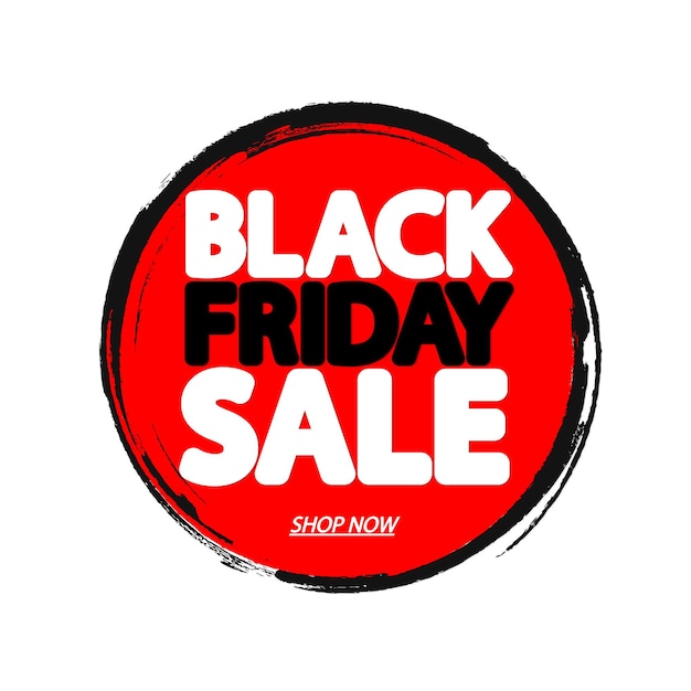 Black Friday Sale poster design template Promotion banner for shop or online store vector