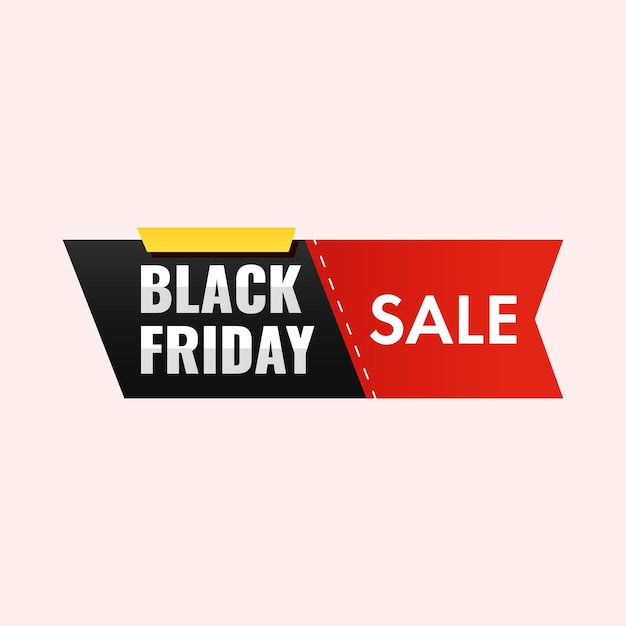 Black Friday Sale Strip Pink Background For Advertising Concept